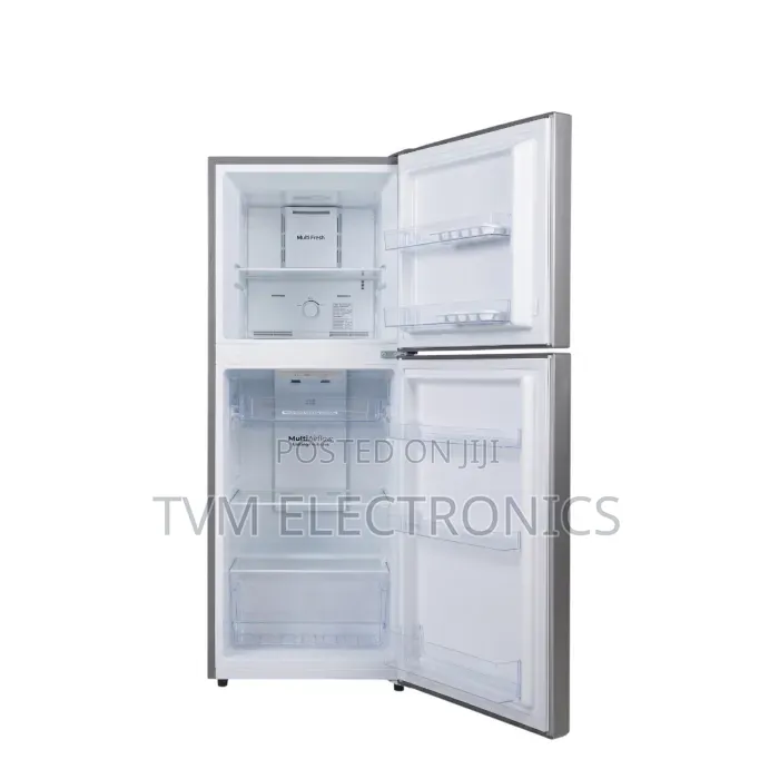 Ramtons 196 Litres Double Door No Frost Fridge, Silver- Rf/239