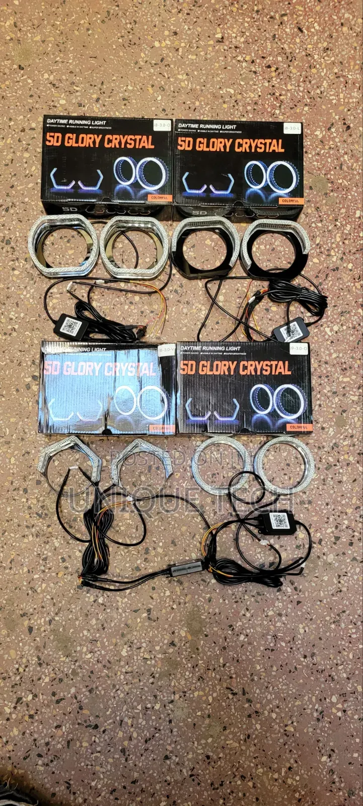 5d Glory Led Ring Lights 2.5"/3" Headlight Crystal Rings