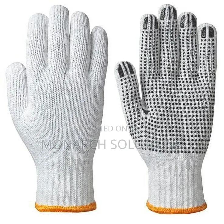 Cotton Dotted Safety Gloves