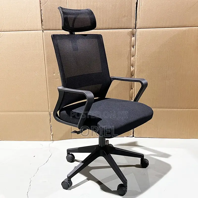 Office Chair : Adjustable Height Ergonomic Mesh Chair