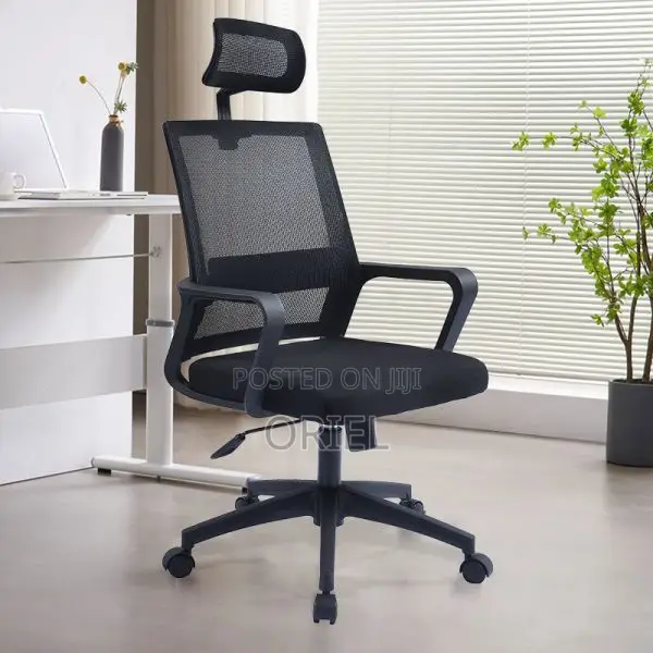 Office Chair : Adjustable Height Ergonomic Mesh Chair