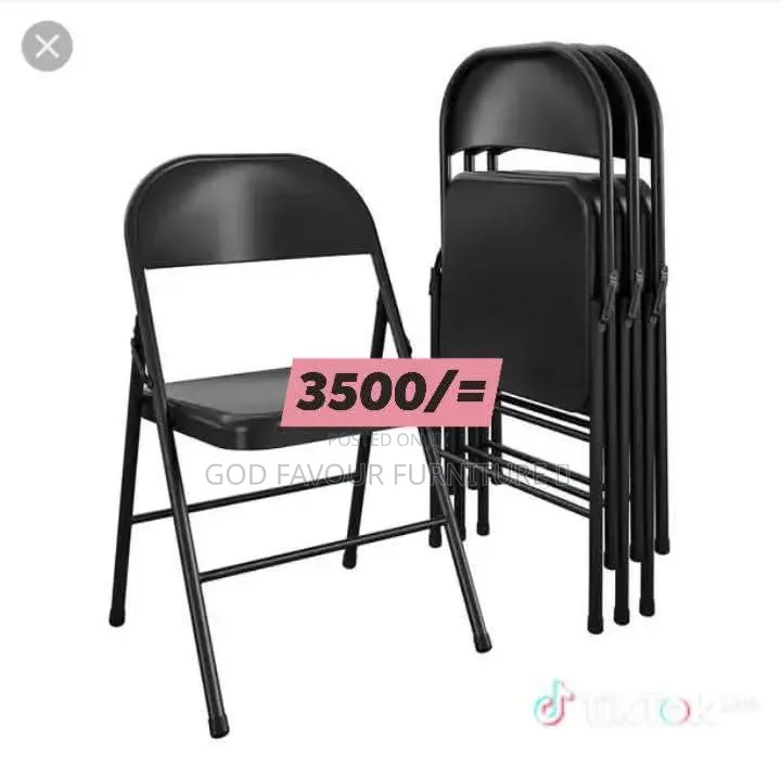 Heavy Duty Folding Metallic Chair Jhf2