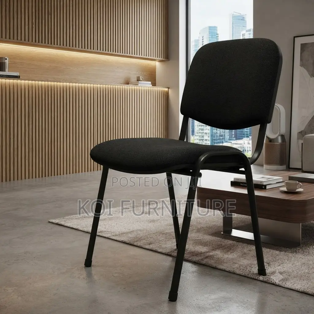Office Chairs; Black Office Reception Tosca Mega Chair