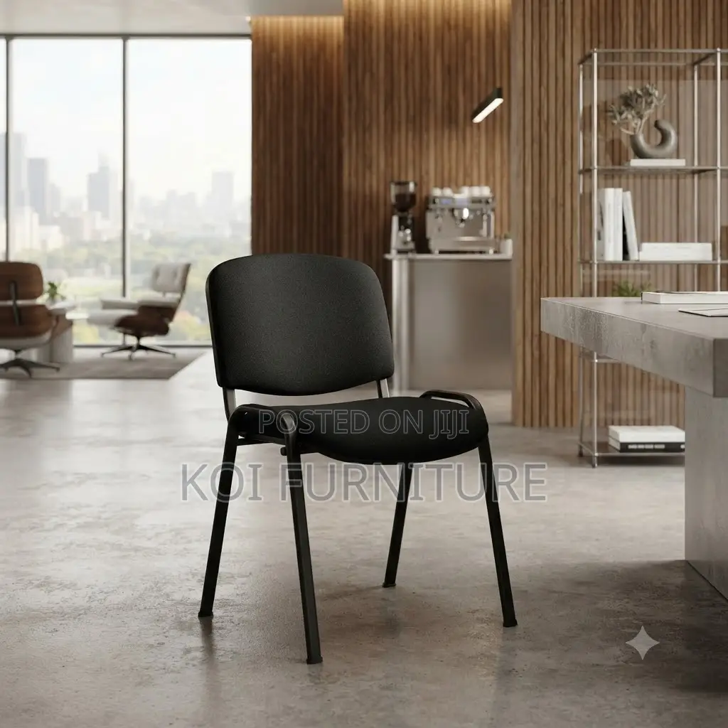 Office Chairs; Black Office Reception Tosca Mega Chair