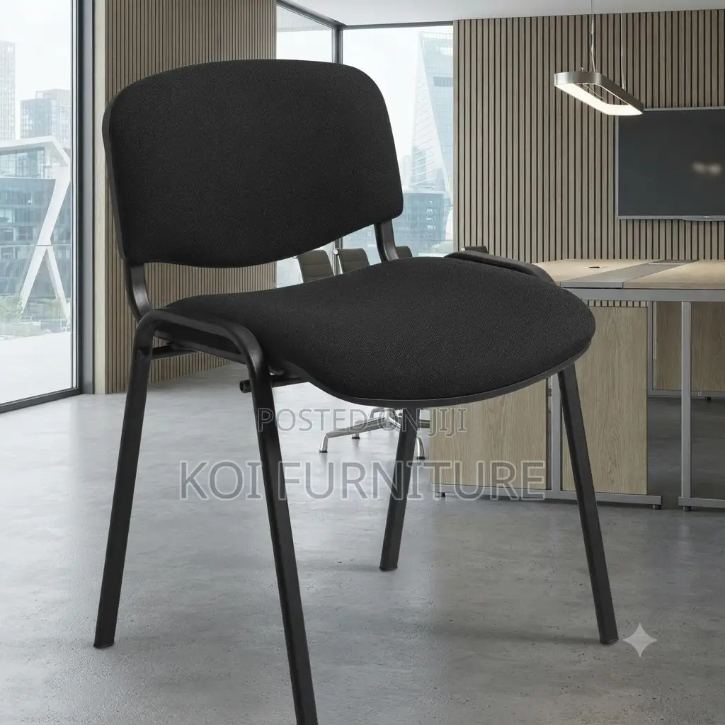Office Chairs; Black Office Reception Tosca Mega Chair