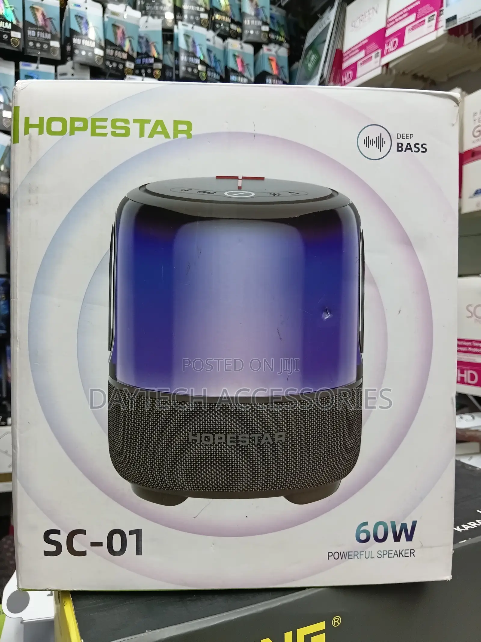 Hopestar Sc-01 60w Portable Speaker With TWS Function RGB Backlight