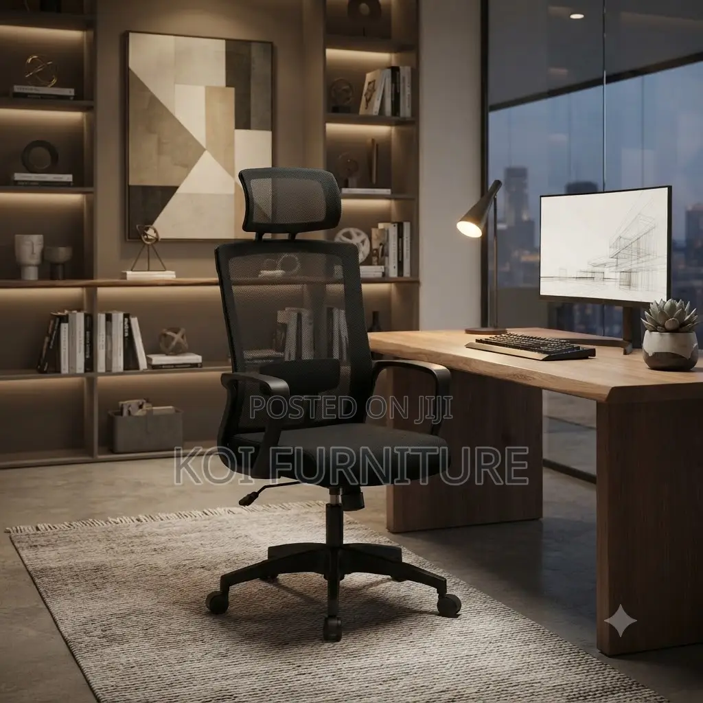 Office Chairs; High Back Ergonomic Mesh Office Chairs