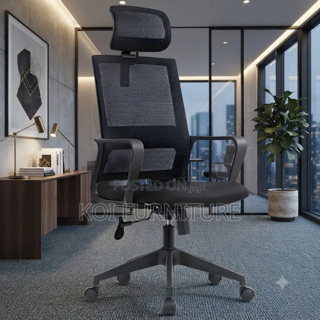 Office Chairs; High Back Ergonomic Mesh Office Chairs