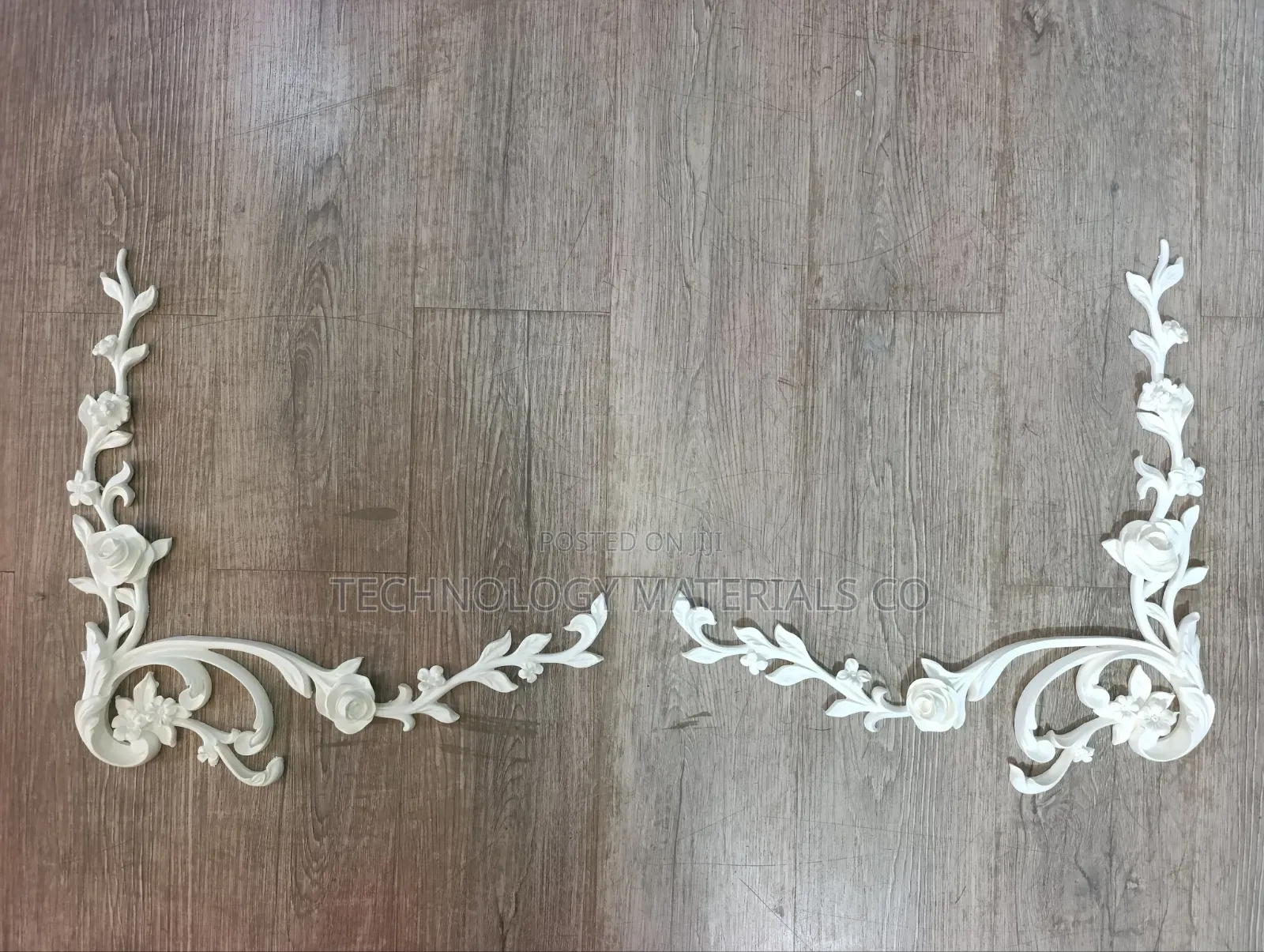 Decorative Wainscoting Corner Flower