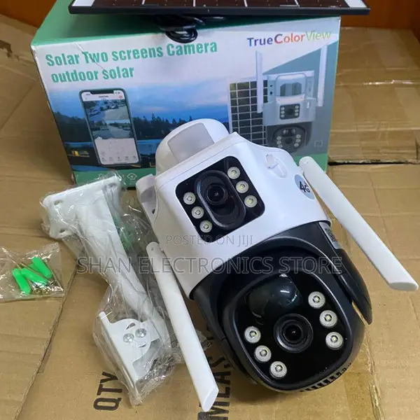 Dual High-Definition Lens 360-Degree 4g PTZ Cam, Two Way Audio