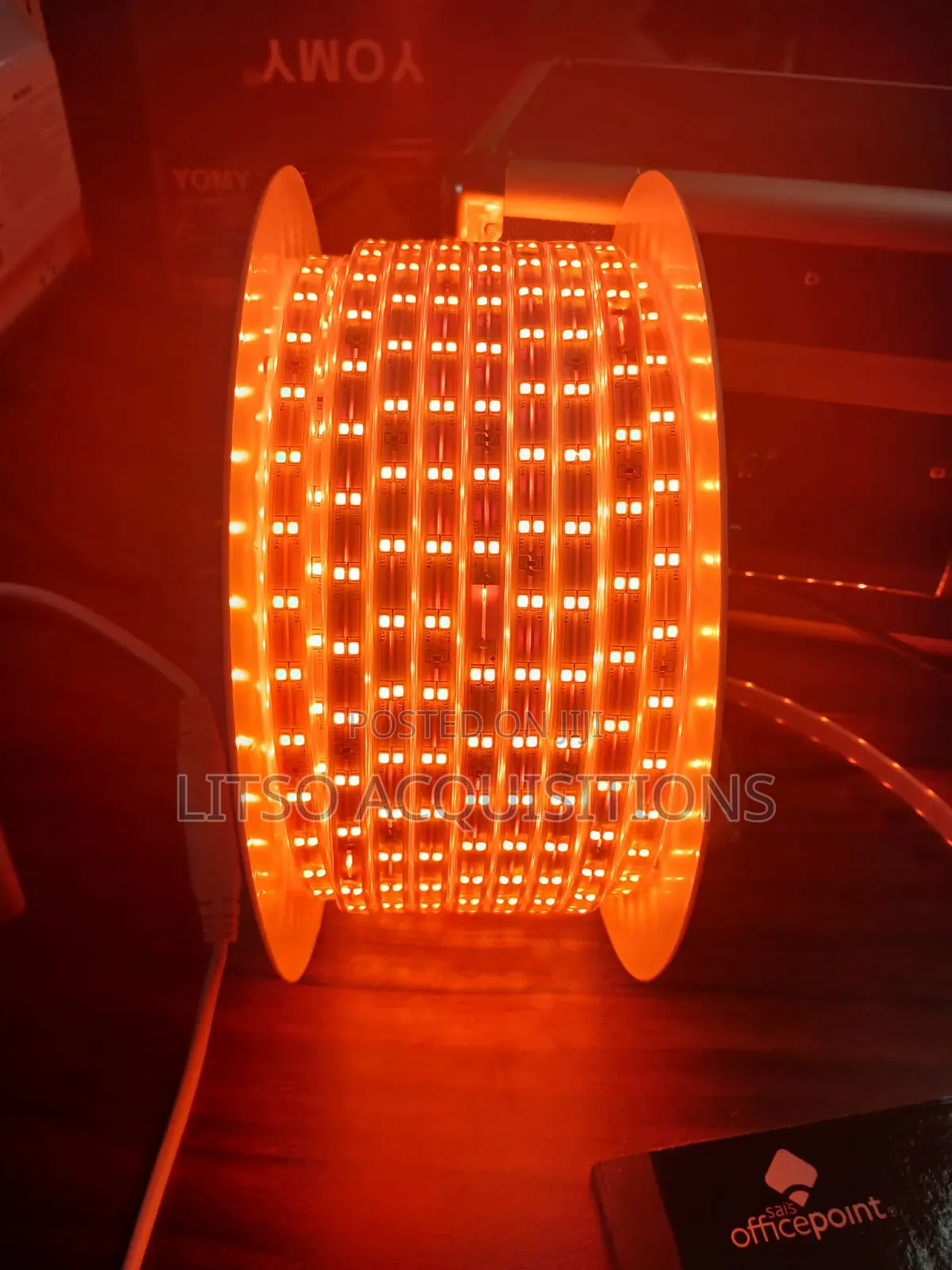 Led Strip Light 220v Waterproof Rope Light – Warm Orange.