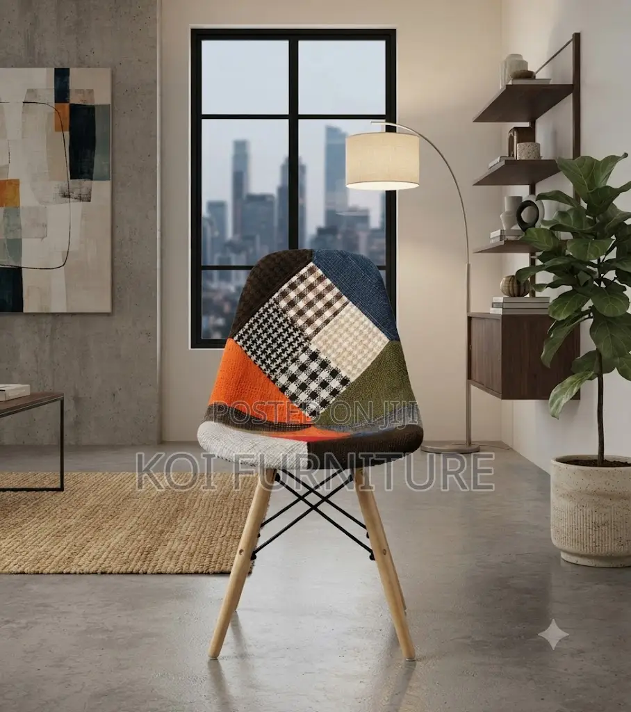 Dining Chair; Eames Multi Colored Dining Home Chairs