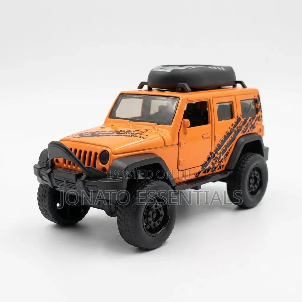 Diecast Jeep Wrangler Toy Car Metallic Model Off-Road
