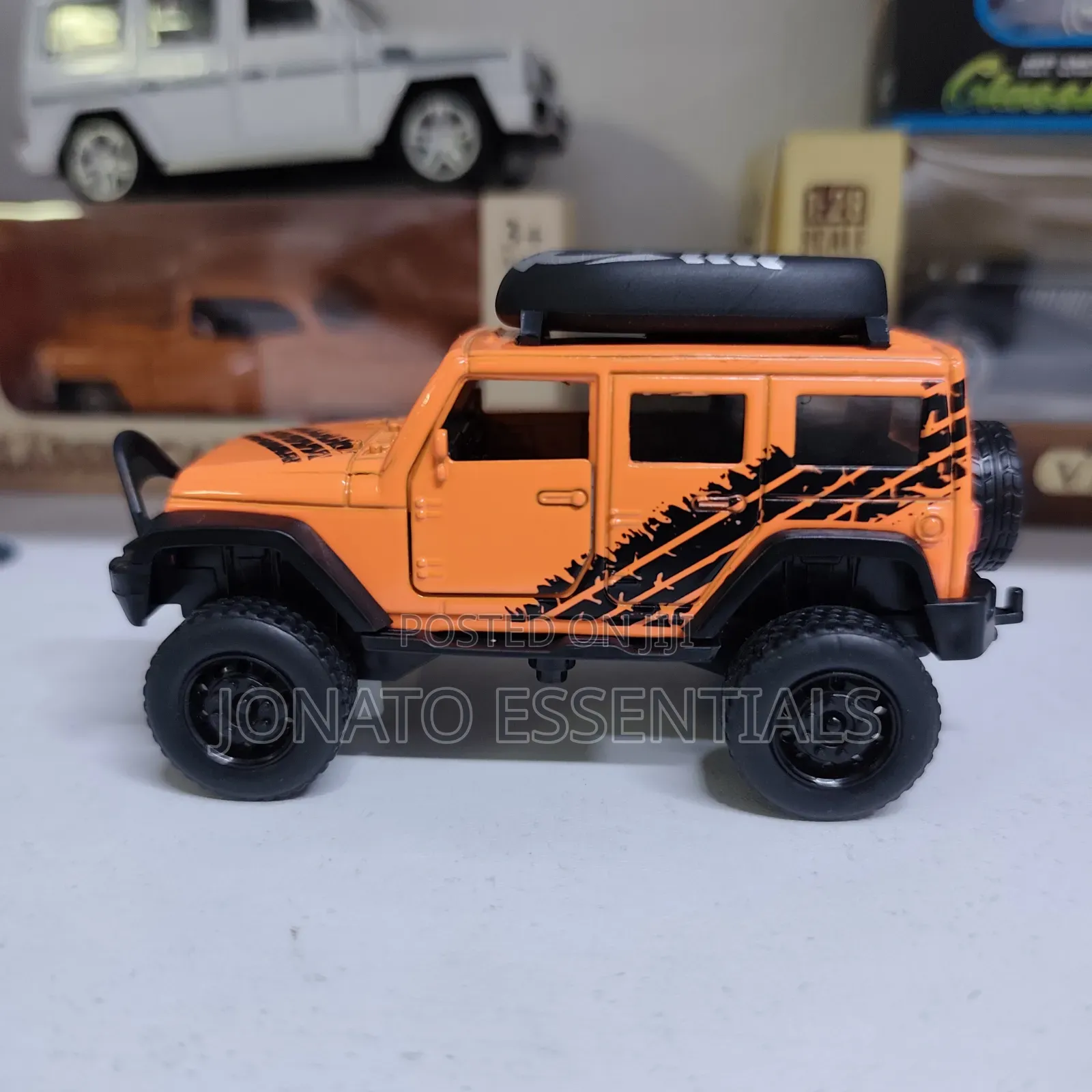 Diecast Jeep Wrangler Toy Car Metallic Model Off-Road
