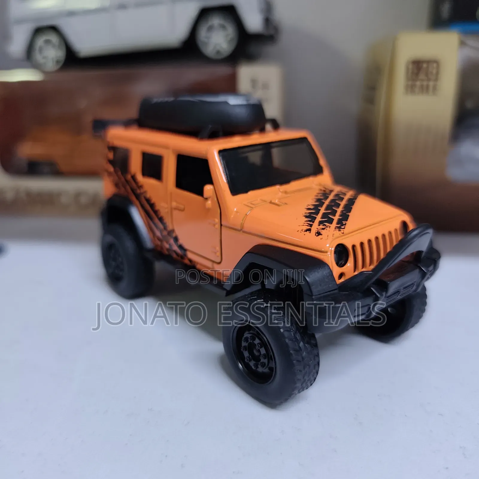 Diecast Jeep Wrangler Toy Car Metallic Model Off-Road