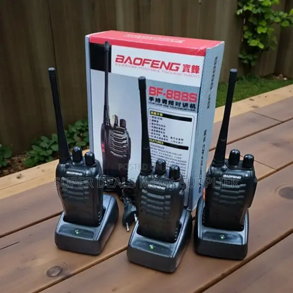 Baofeng Bf-888s Walkie Talkie 16 Channels With 5km Long Range Signal