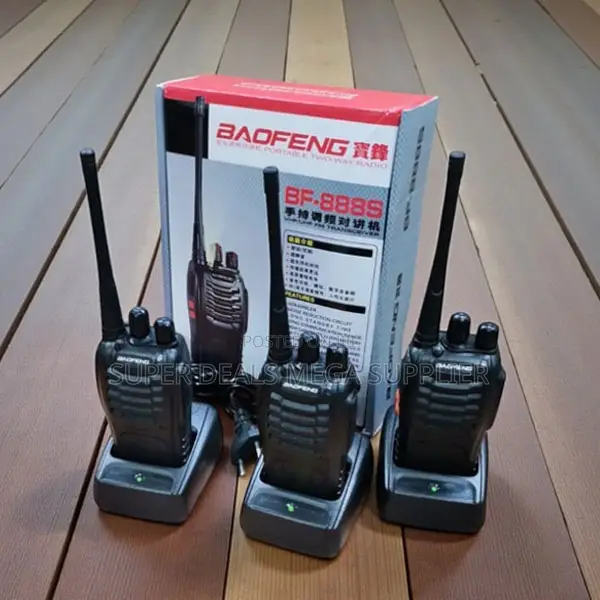 Baofeng Bf-888s Radio 5km Coverage With Built-in Rechargeable Battery