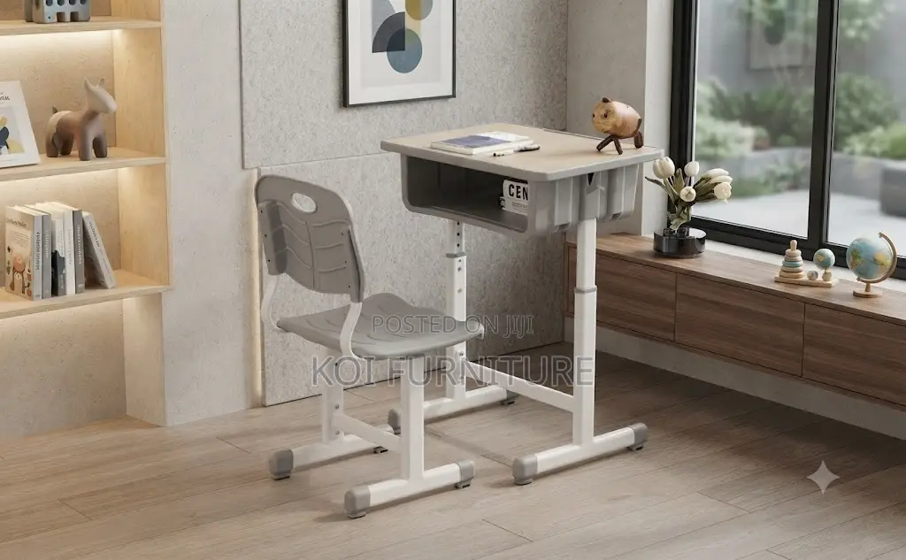 Home Desk; Adjustable Schools Adjustable Desk Chair Set