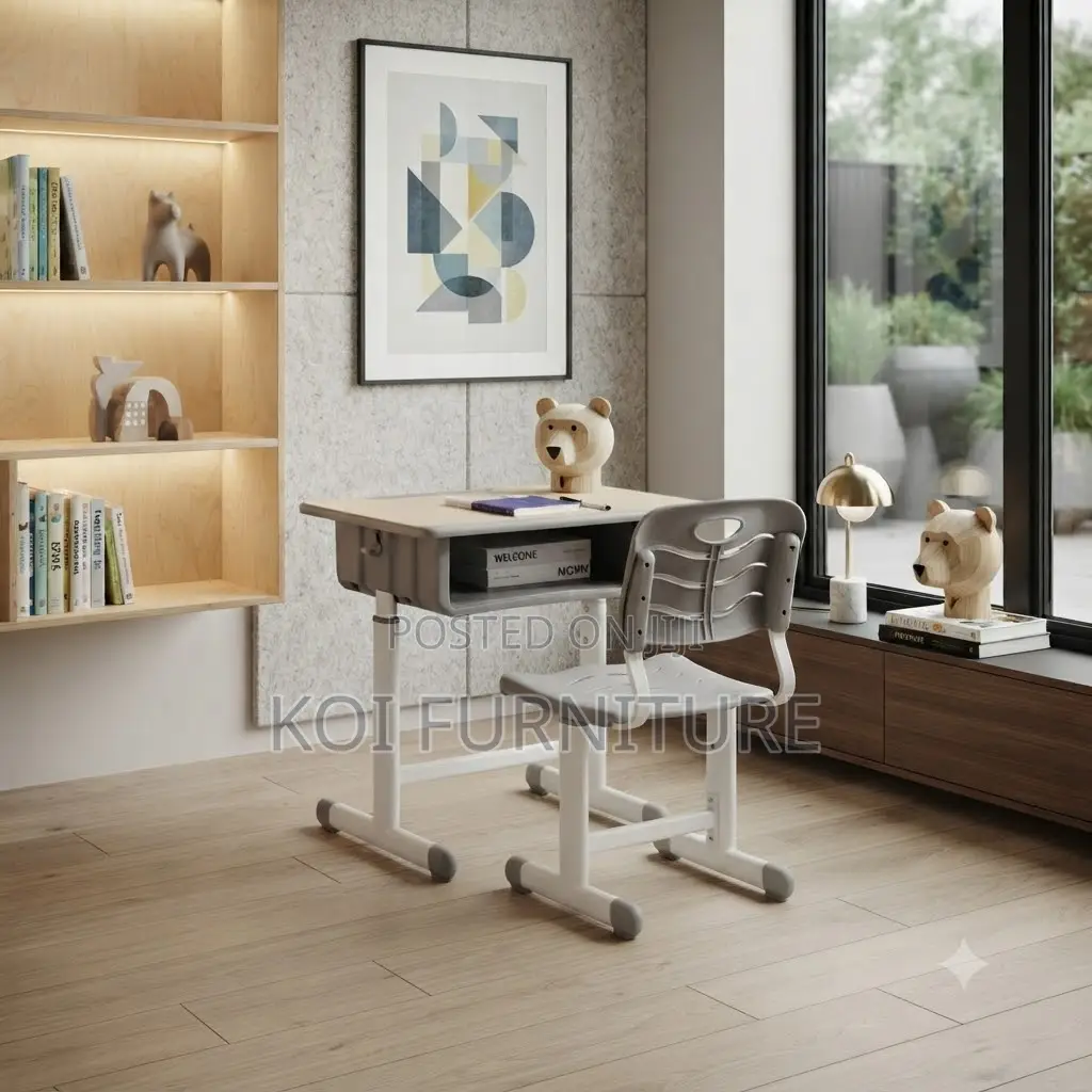 Home Desk; Adjustable Schools Adjustable Desk Chair Set