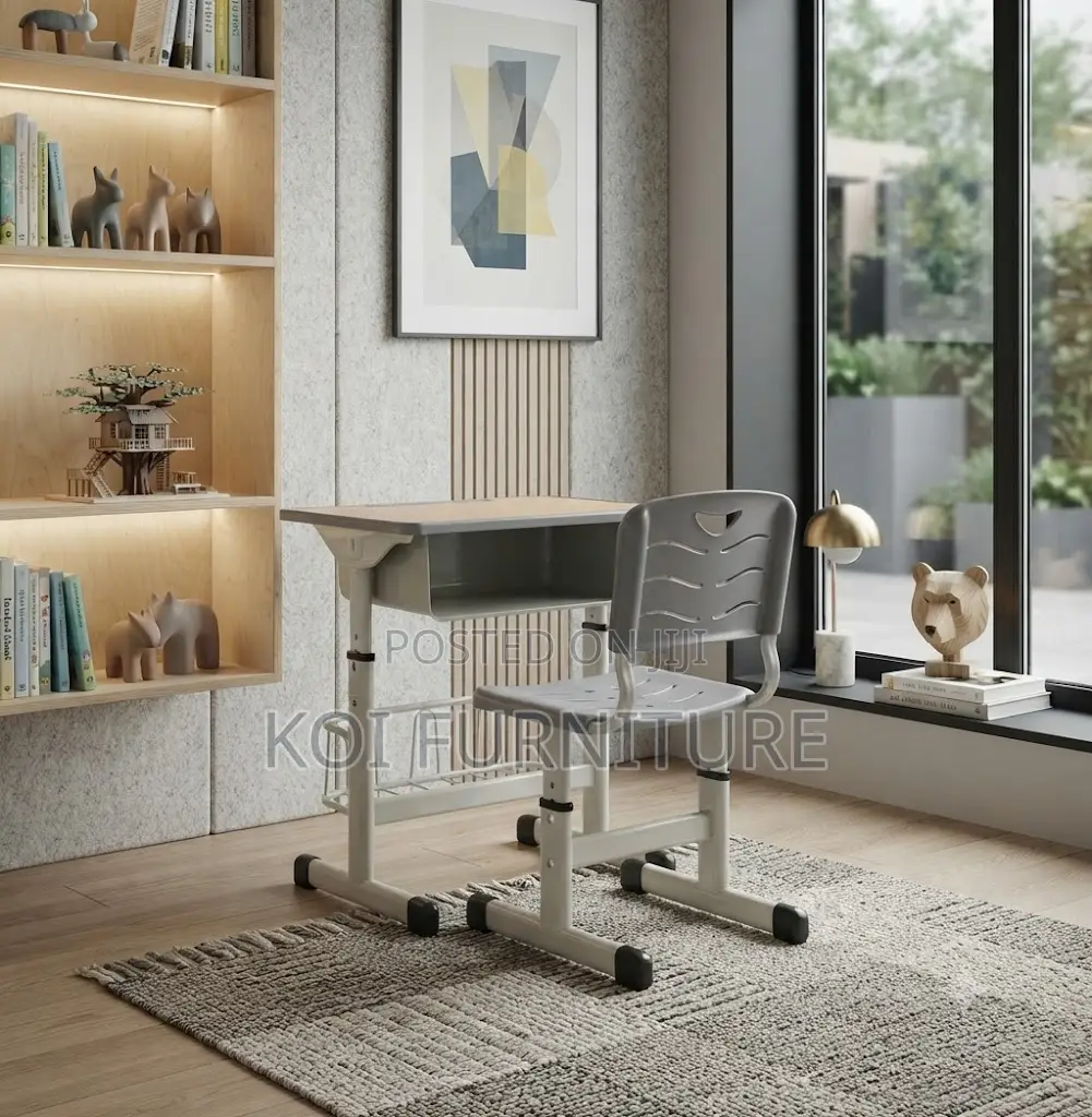 Home Desk; Adjustable Schools Adjustable Desk Chair Set