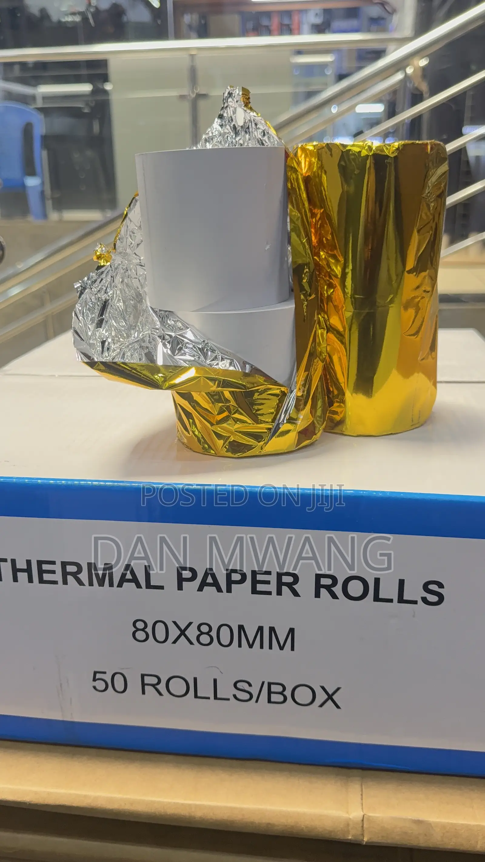 80 by 80 Thermal Rolls Pos