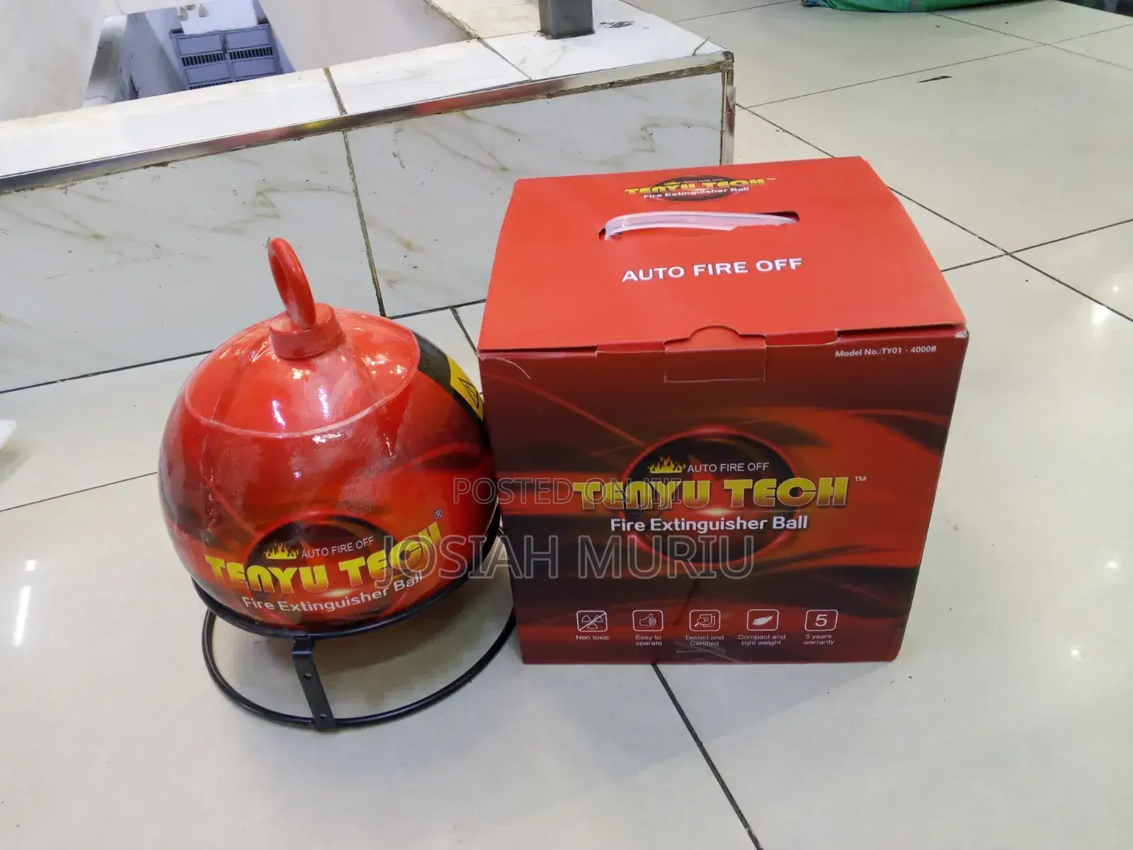 1.3kg Tenyu Tech Auto Fire Off Safety Fire Extinguisher Ball