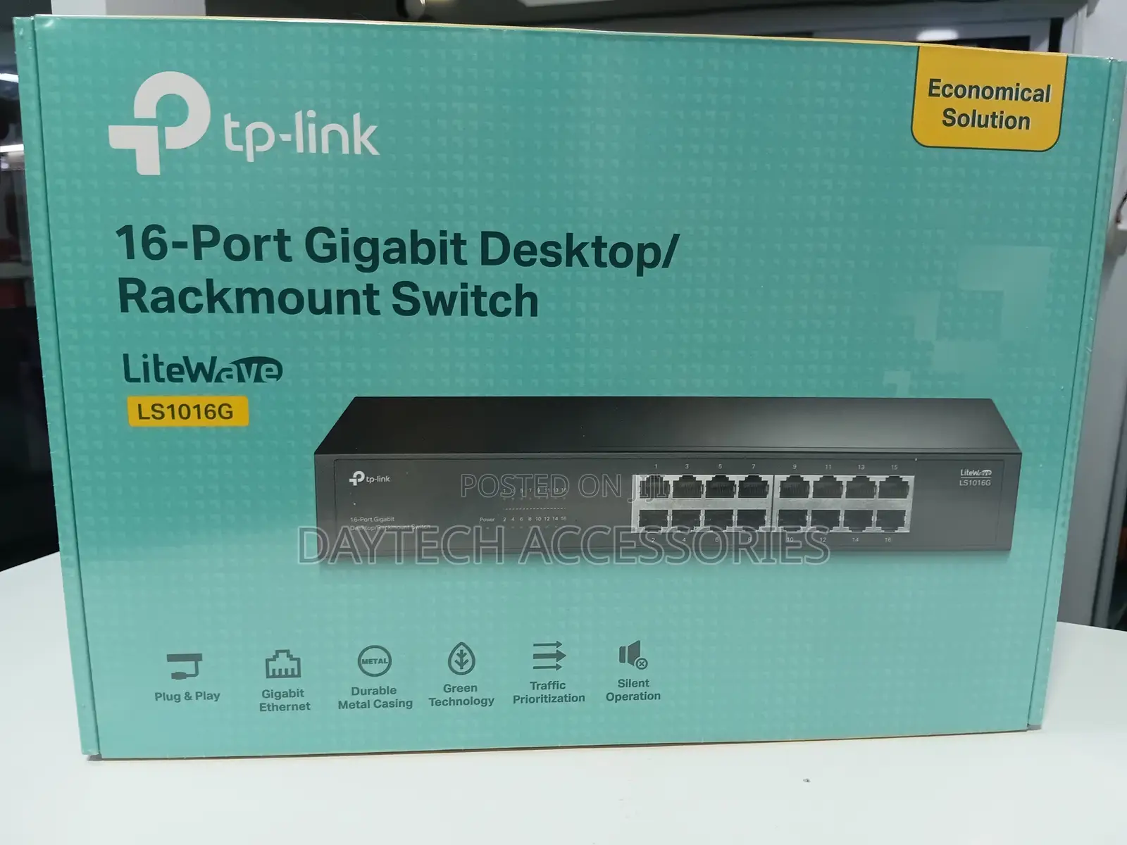 Tp-Link 16-Port Gigabit Rackmount Switch (Tl-Sg1016)