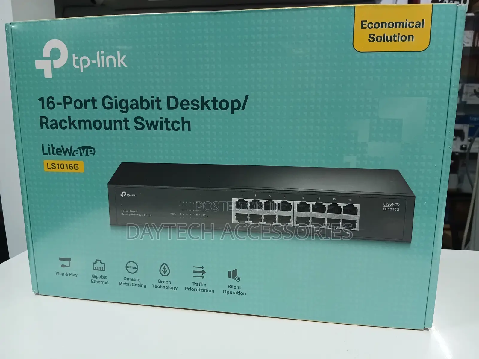 Tp-Link Ls1016g Unmanaged 16 Port Gigabit Switch