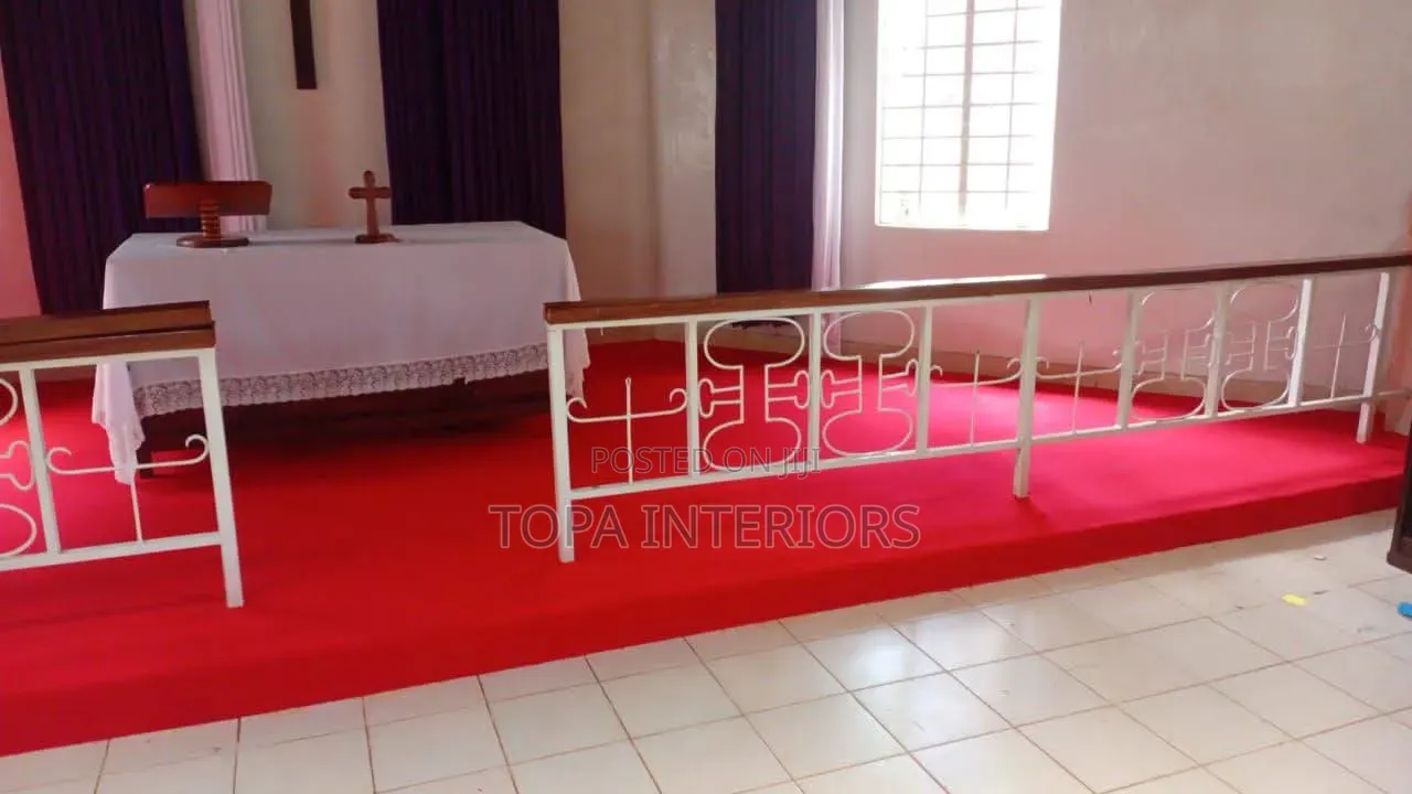 Red Church Carpets Altar Floor Wall to Wall Matting
