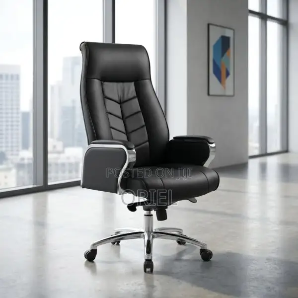 Office Chair : Executive Revolving Office Leather Chair