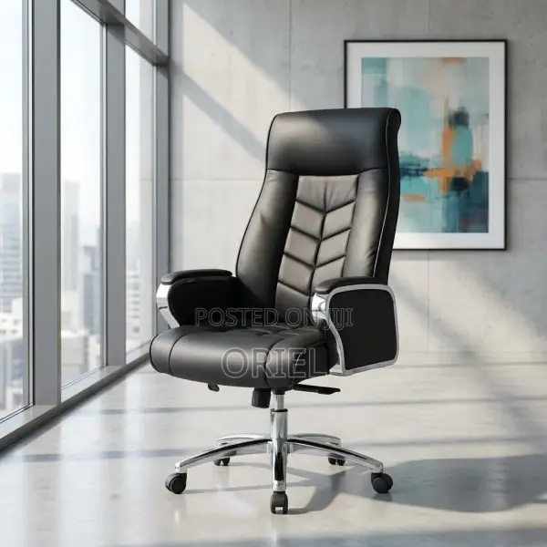 Office Chair : Executive Revolving Office Leather Chair