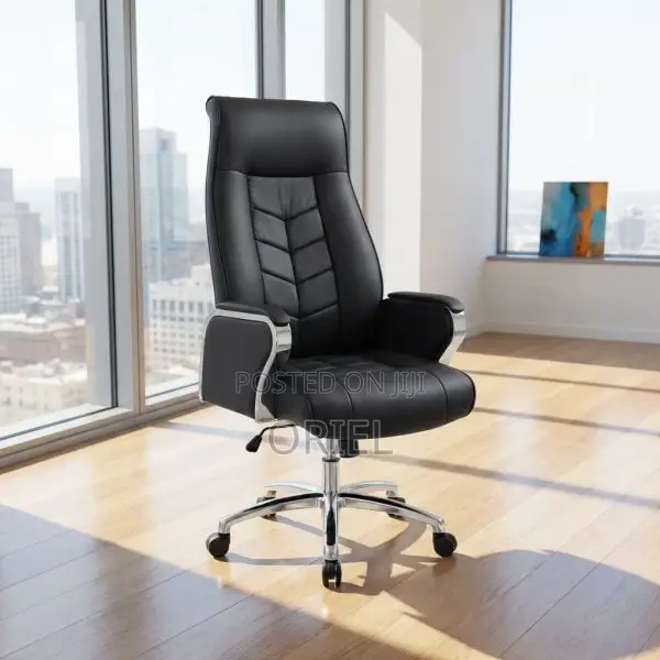 Office Chair : Executive Revolving Office Leather Chair