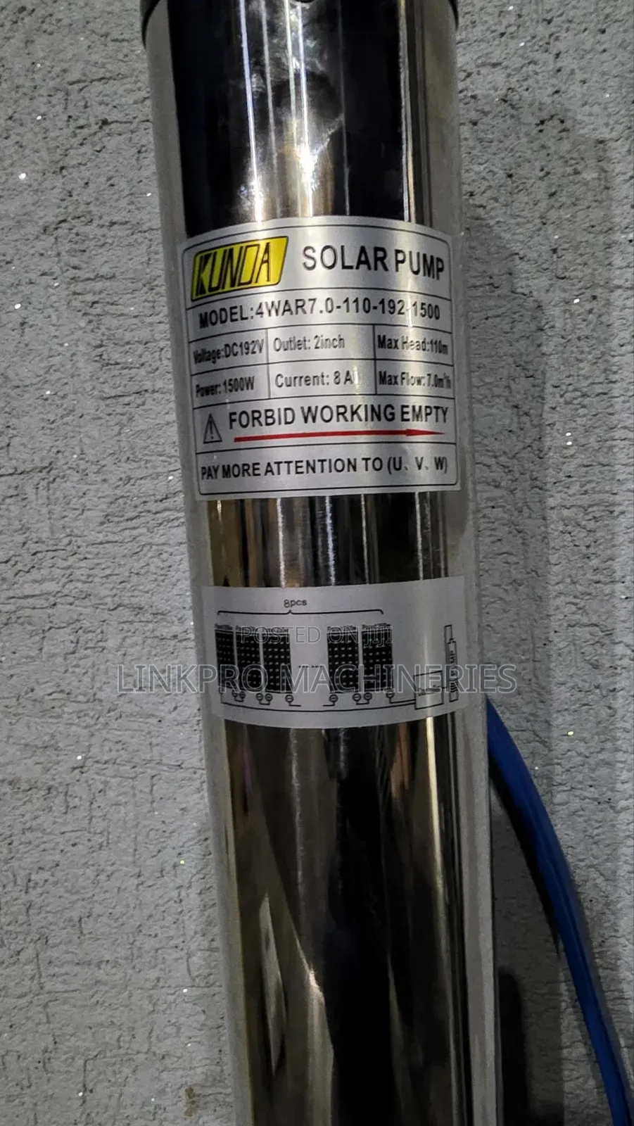 110m Kunda Solarpump With Control Box