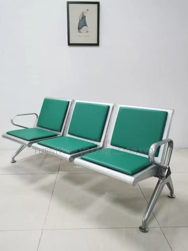 Green Heavy Duty Reception Bench