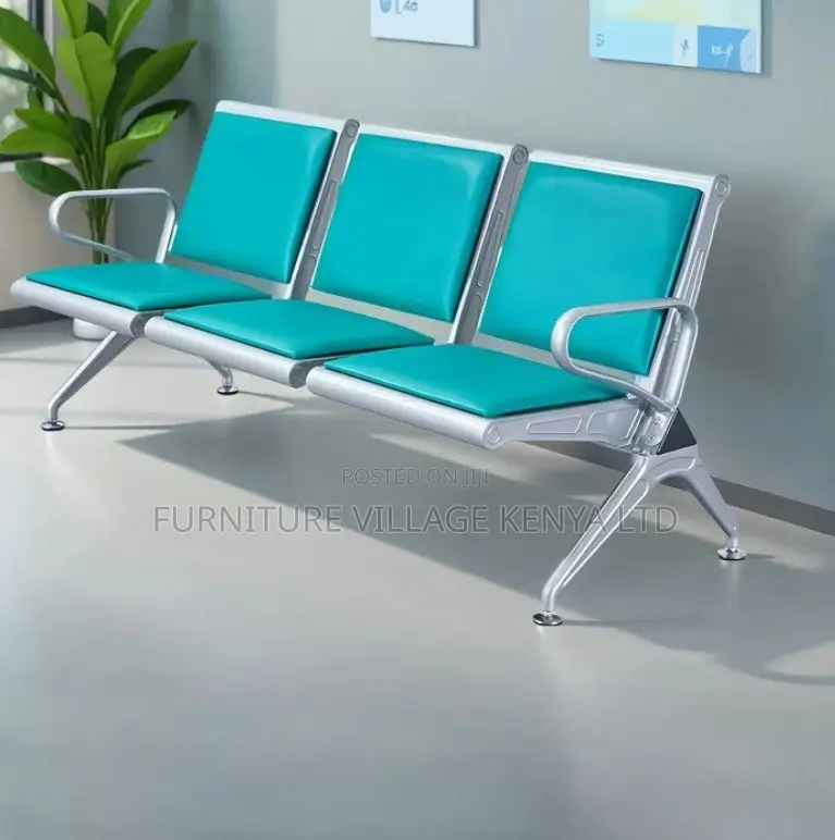 Green Heavy Duty Reception Bench