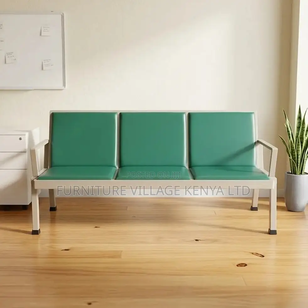 Green Heavy Duty Reception Bench