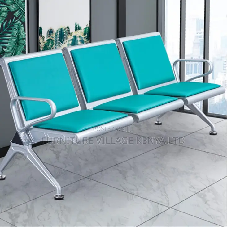 Green Heavy Duty Reception Bench