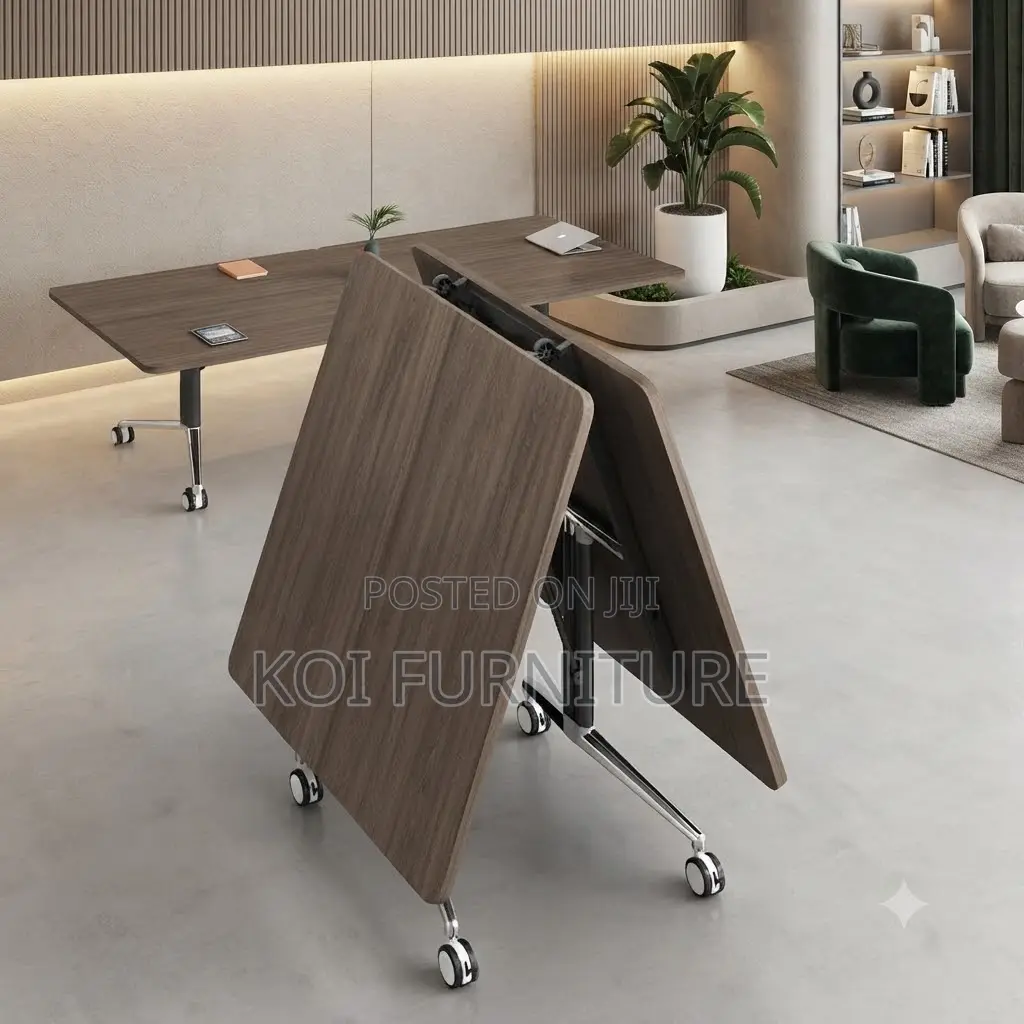 Boardroom Table; 2.4 Meters Long Foldable Institute Boardroom Table