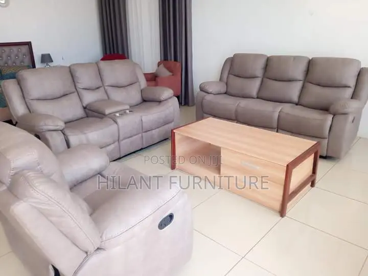 Fabric Six-Seater Imported Recliner Sofa.