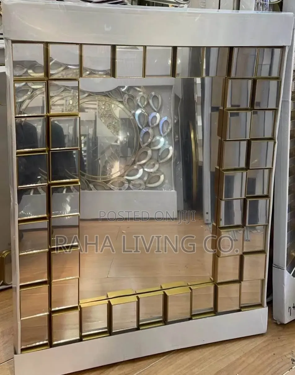 Luxury Decorative Gold Mirror | 80x60cm | Wall Mirror
