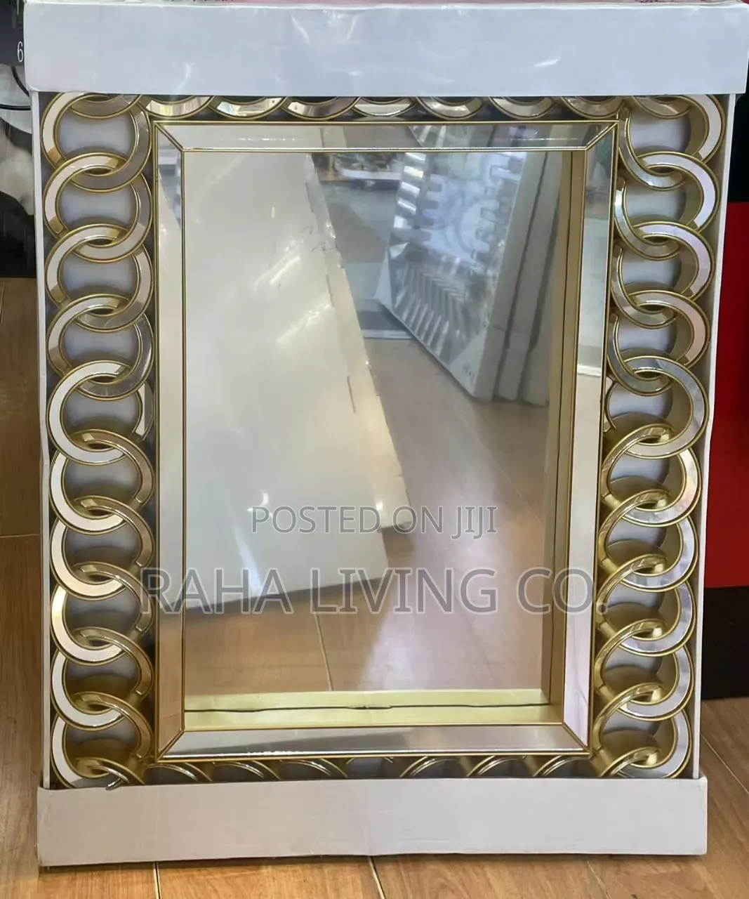Luxury Decorative Gold Mirror | 80x60cm | Wall Mirror