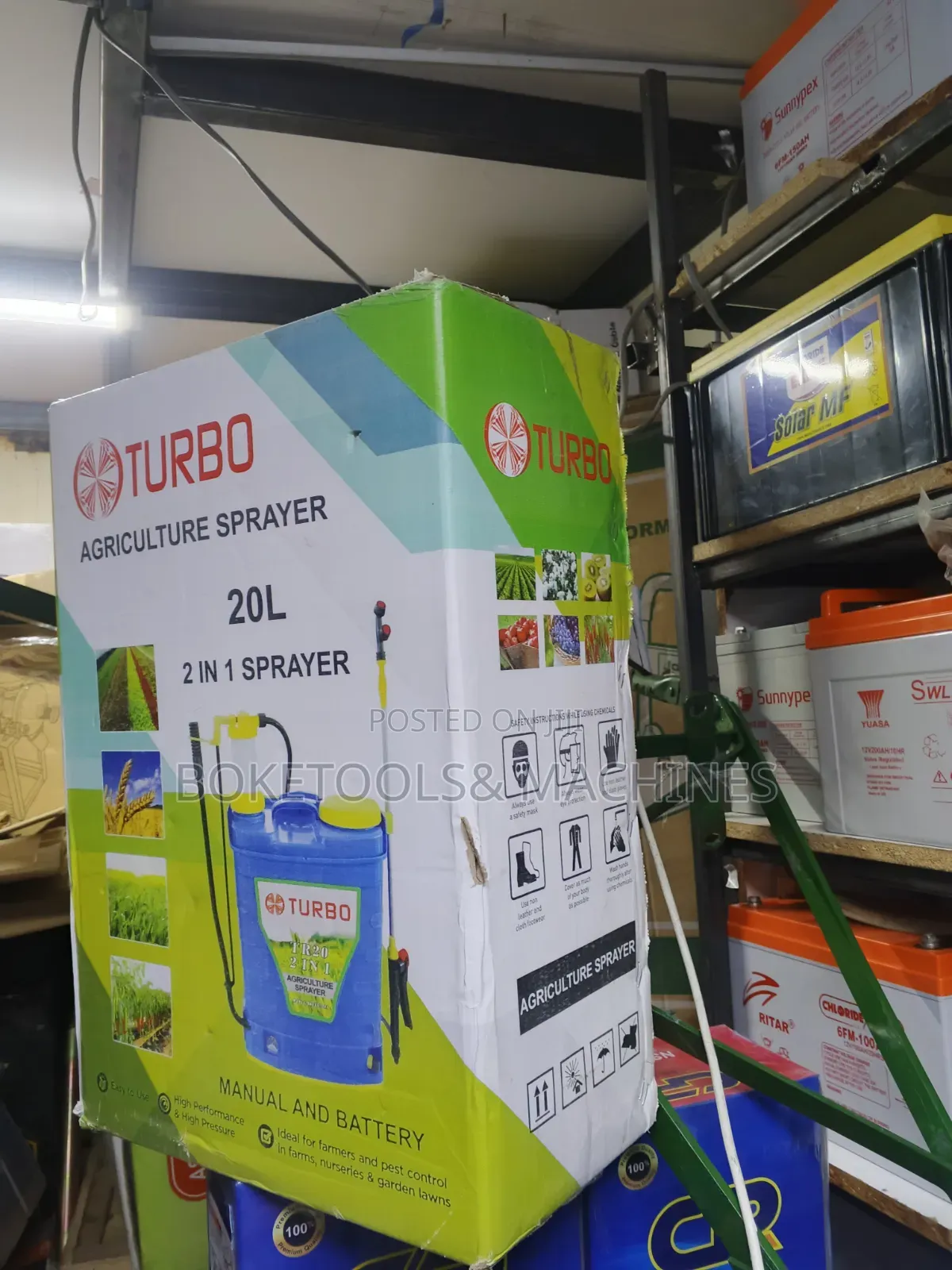 Turbo Knapsack 2 in 1 Sprayer
