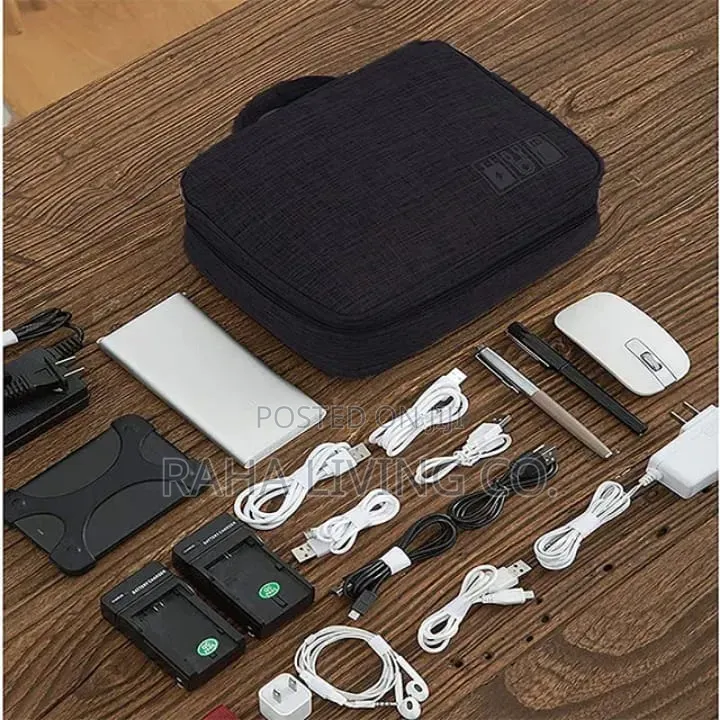 Large Capacity Cable Electronics Organizer Bag | 3 Colours
