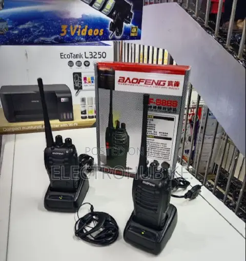 3km Long Range Signal Baofeng Bf-888s Walkie Talkie 16 Channels