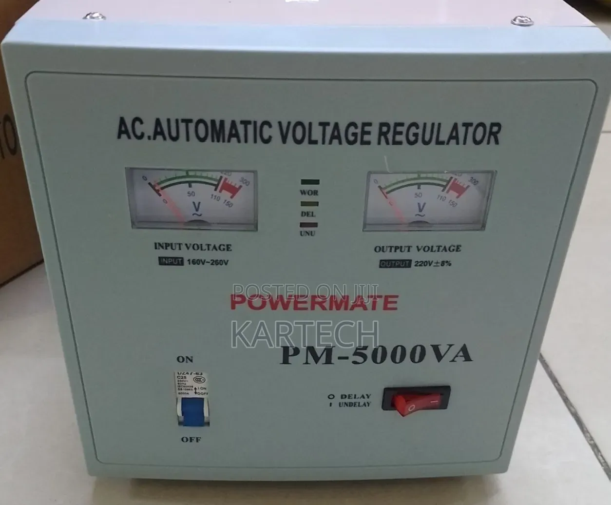 Automatic Voltage Regulator 5000va (5kva)– Ideal for Home Appliances