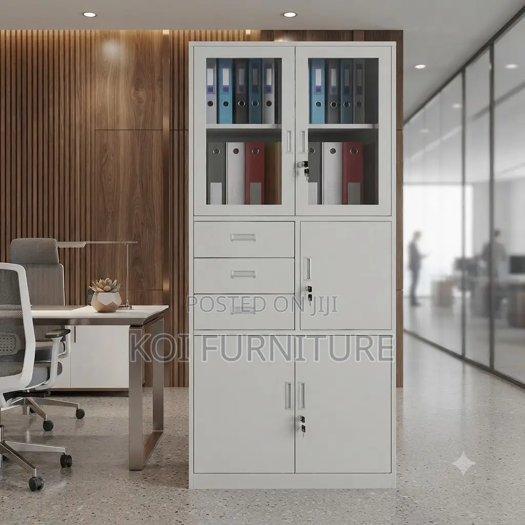 Office Cabinet; Steel Filing Office Solution Cabinet With Safe