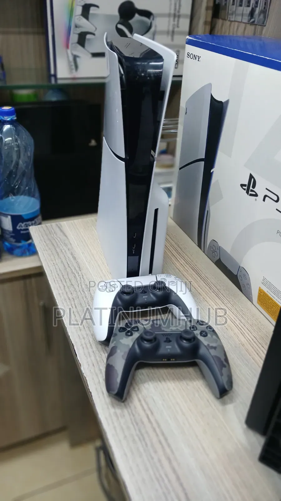 Clean Ps5 Slim Disc Edition +2controllers Ex-Uk