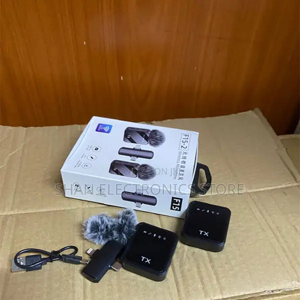 Professional-Quality F11-2 Wireless Double Mini Wireless Lavalier Mic