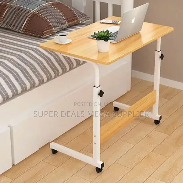 Durable Height Adjustable Multipurpose Laptop Table With Wheels