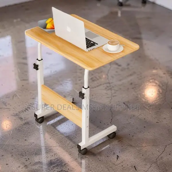 Elegant Design Height Adjustable Laptop Table With Wheels